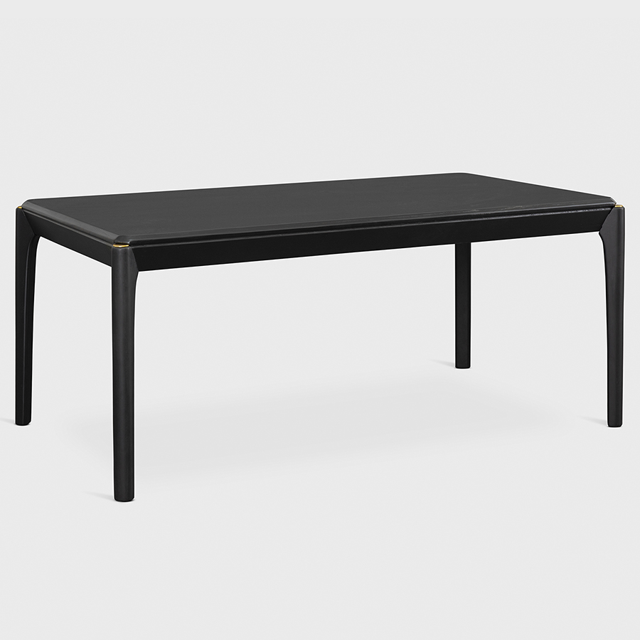 Стол обеденный Aska, 85х180 см, черный