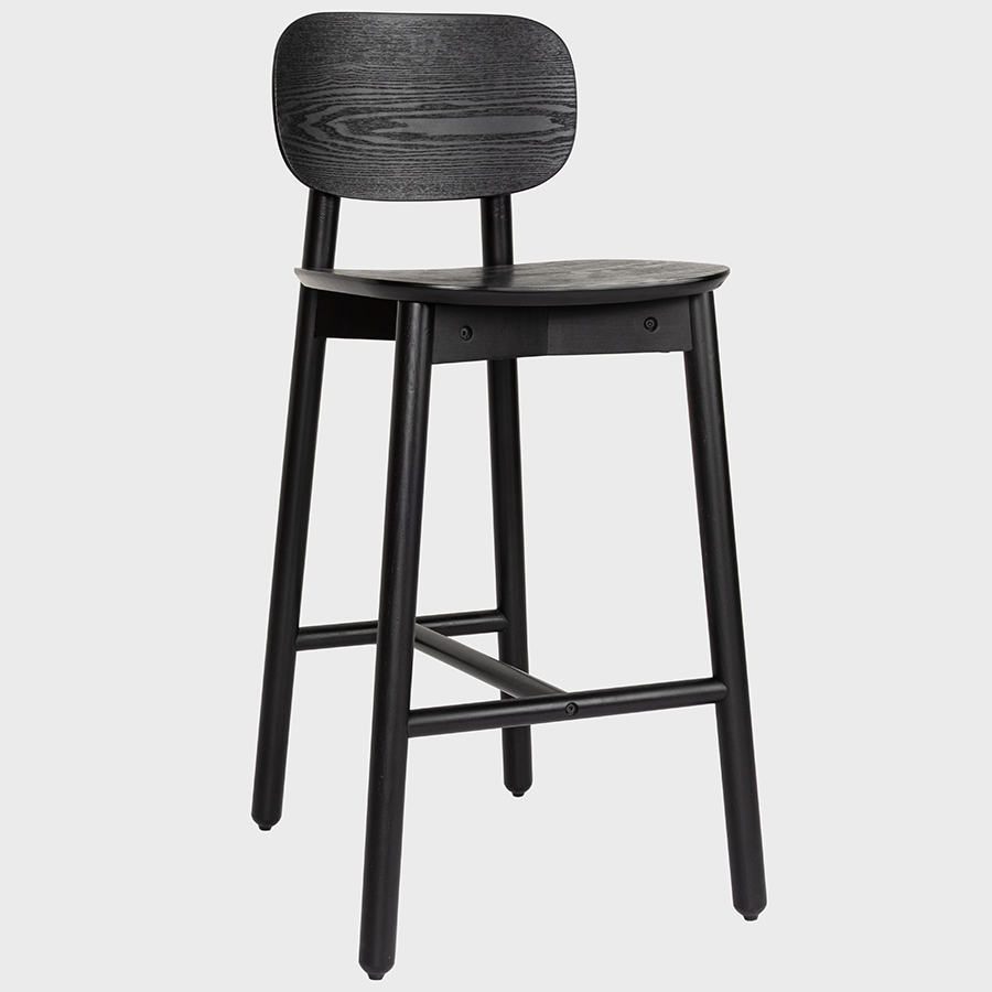 Стул барный Saga, темно-серый