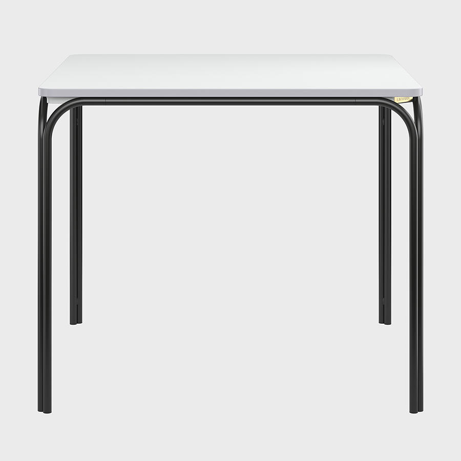 Стол обеденный Ror, 90х90 см, черный/серый