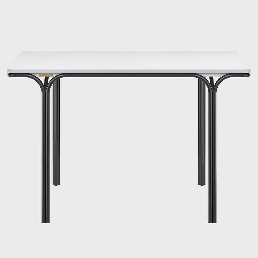 Стол обеденный Ror, 85х120 см, черный/серый