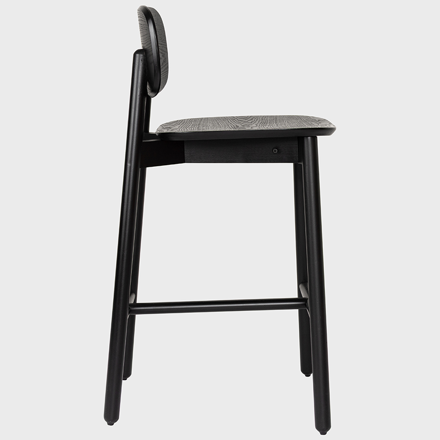 Стул барный Saga, темно-серый