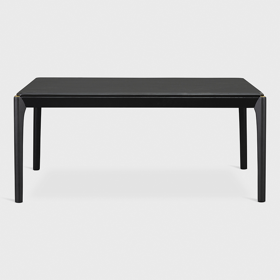 Стол обеденный Aska, 85х180 см, черный