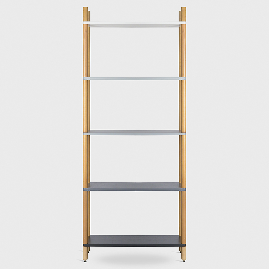 Стеллаж Saga, Set001, 5 полок, 92х33х222 см, градиент