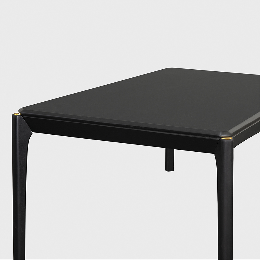 Стол обеденный Aska, 85х180 см, черный