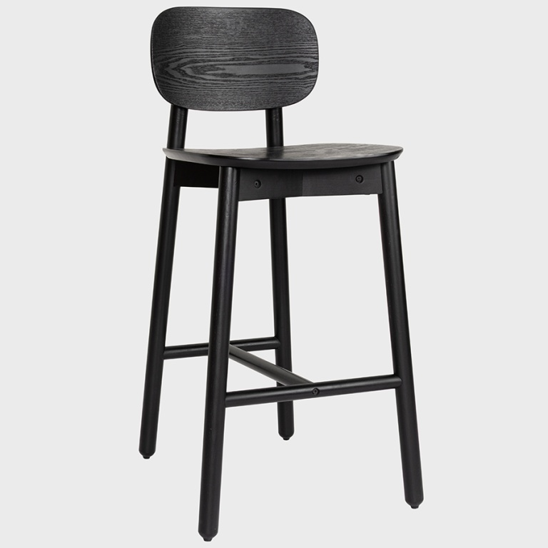 Стул барный Saga, темно-серый