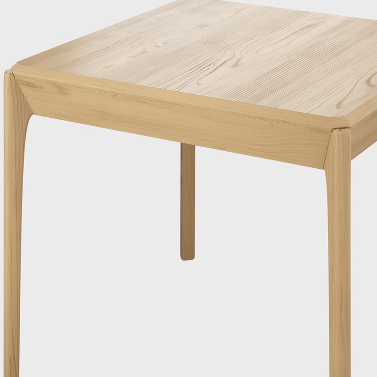 Стол обеденный Aska, 85х85 см, ясень