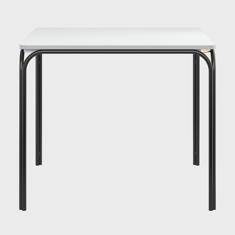 Стол обеденный Ror, 90х90 см, черный/серый