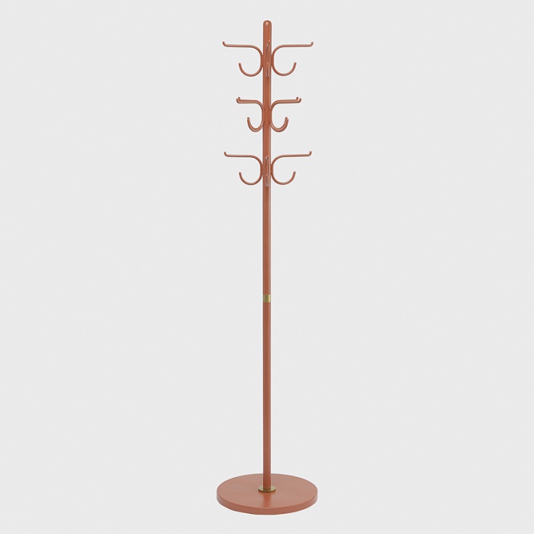 Вешалка напольная Mera, терракотовая