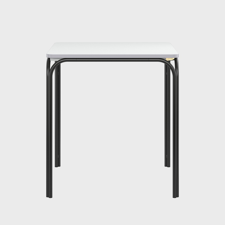 Стол обеденный Ror, 70х70 см, черный/серый