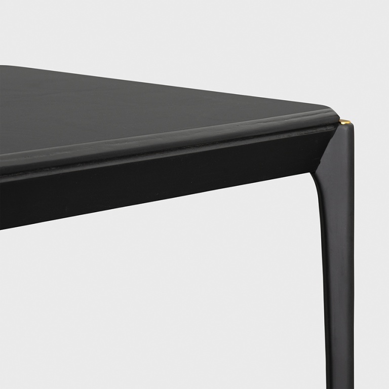 Стол обеденный Aska, 85х180 см, черный