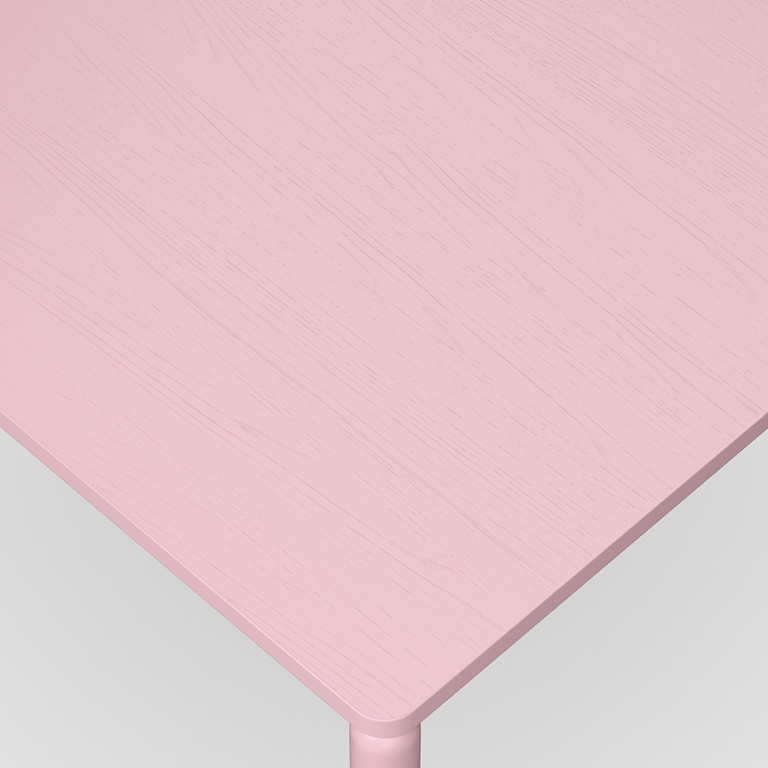 Столик кофейный Saga, 75х75 см, розовый