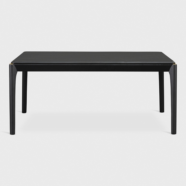 Стол обеденный Aska, 85х180 см, черный