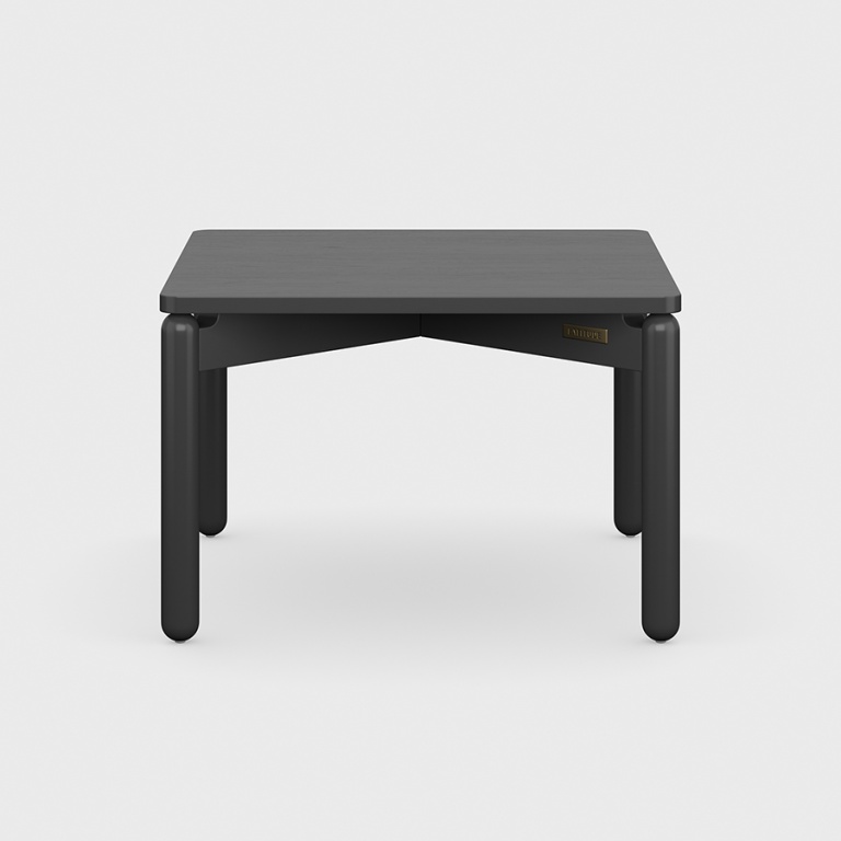 Столик кофейный Saga, 60х60 см, темно-серый