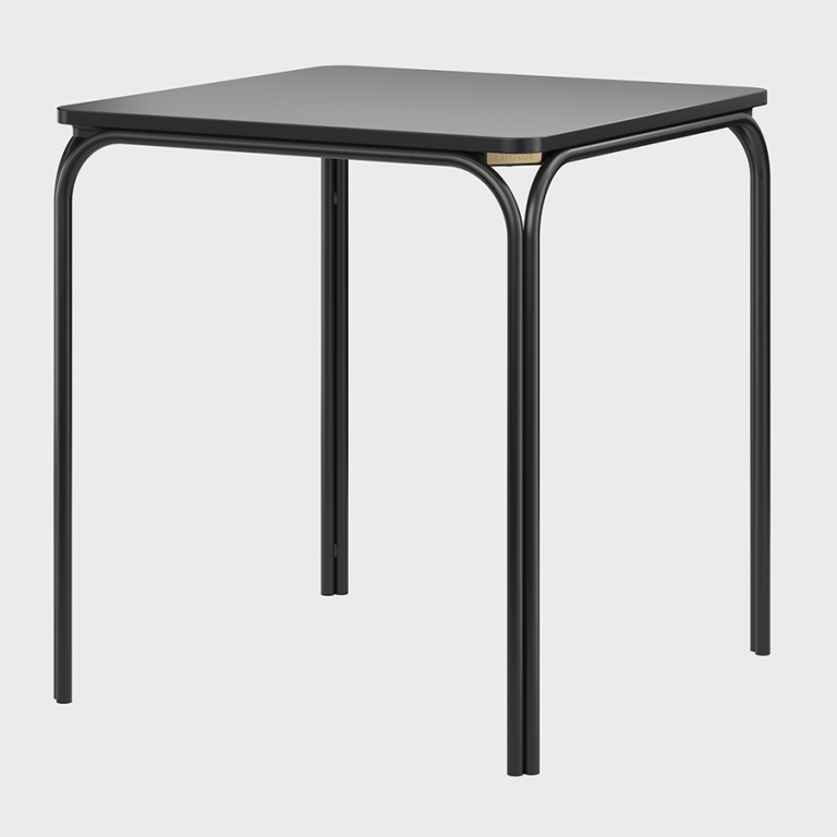 Стол обеденный Ror, 70х70 см, черный